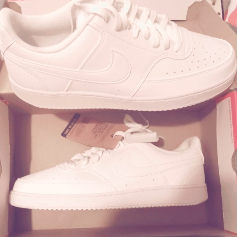 Nike Court Vision White Sneakers